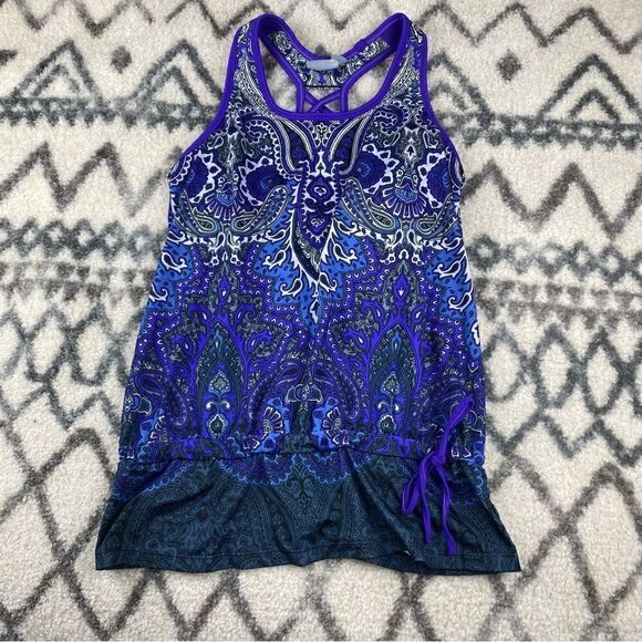 Athleta Tic Tac Toe Paisley Tank - Picture 2 of 4